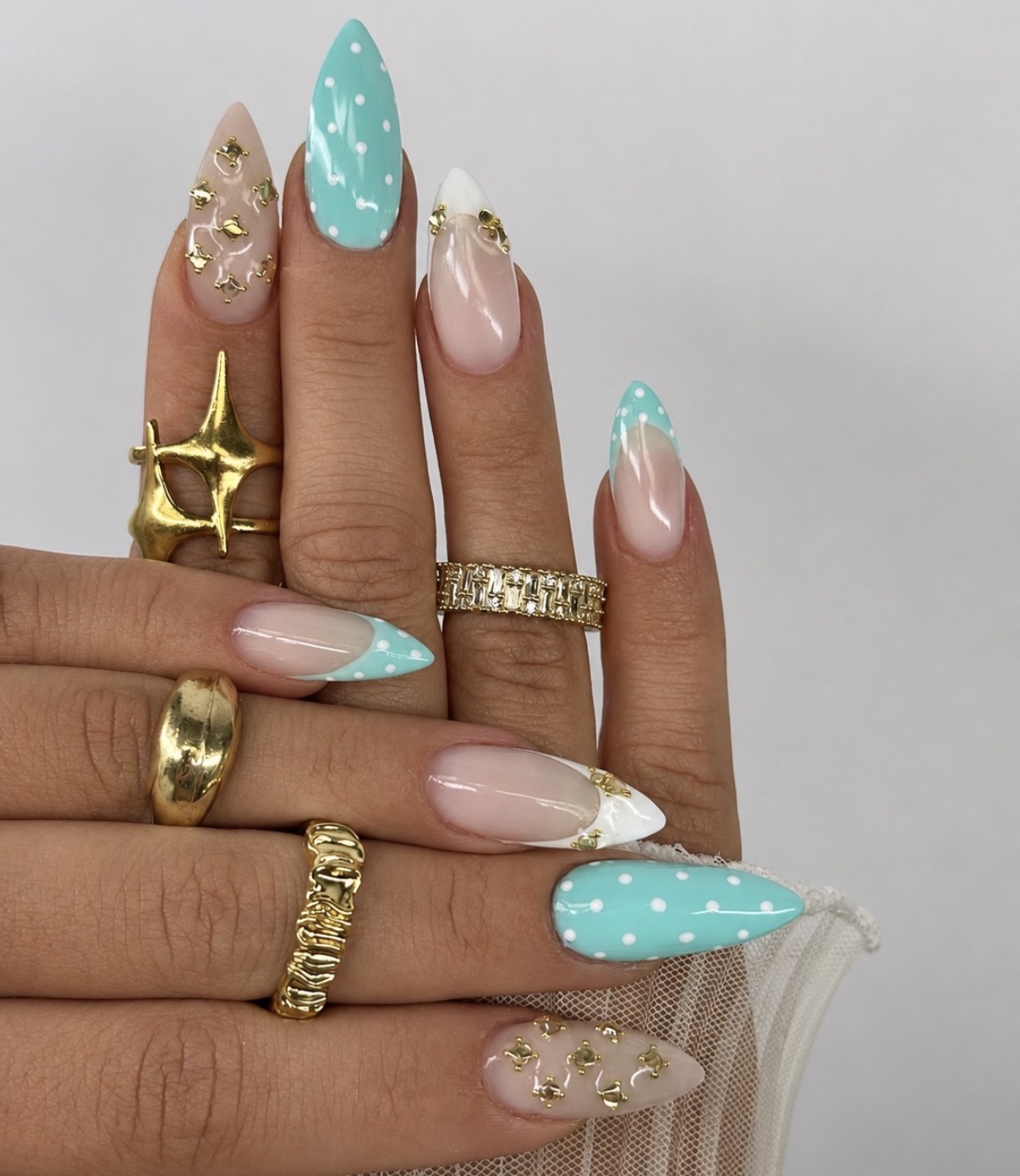 French mit Dots & Gold